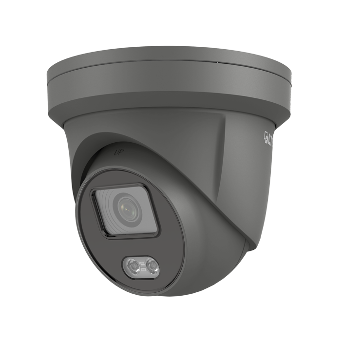 Front-facing view of LTS CMIP3C42NWB‑28MDA 4 MP full-color turret camera