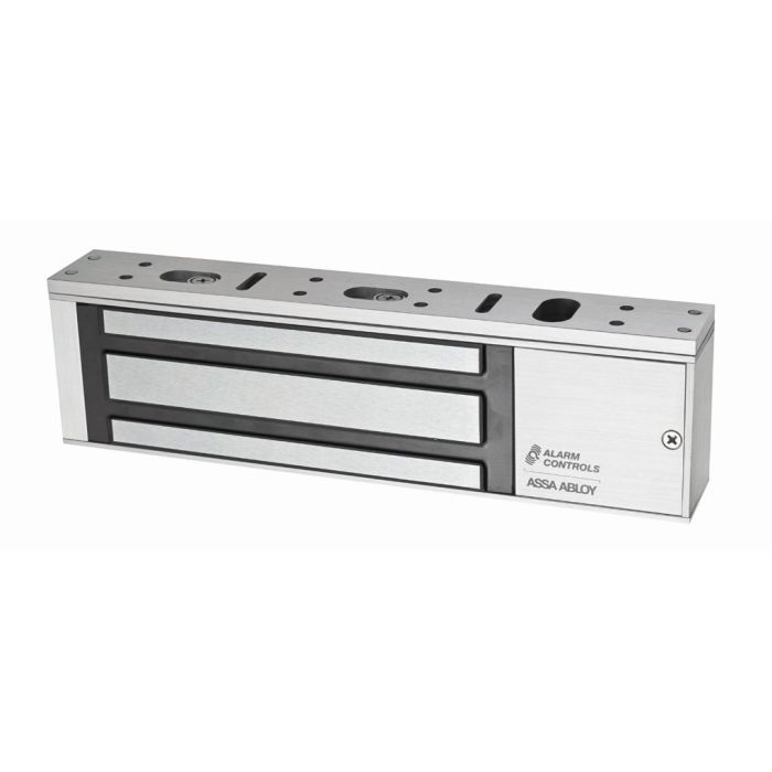 LTS 1200 lb magnetic lock with LED, bond and door-status sensors mounted on door frame