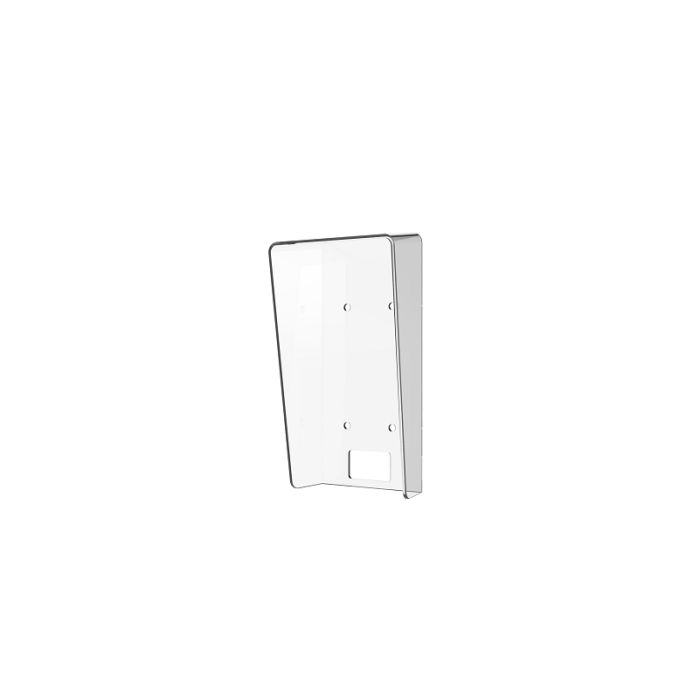 Clear polycarbonate protective shield (LTH‑302M‑PS) mounted over intercom station