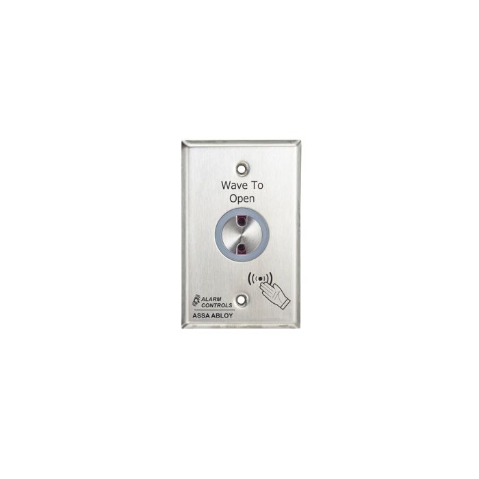 Stainless steel LTS LTK‑NTS‑1 no‑touch infrared exit sensor with LED indicator