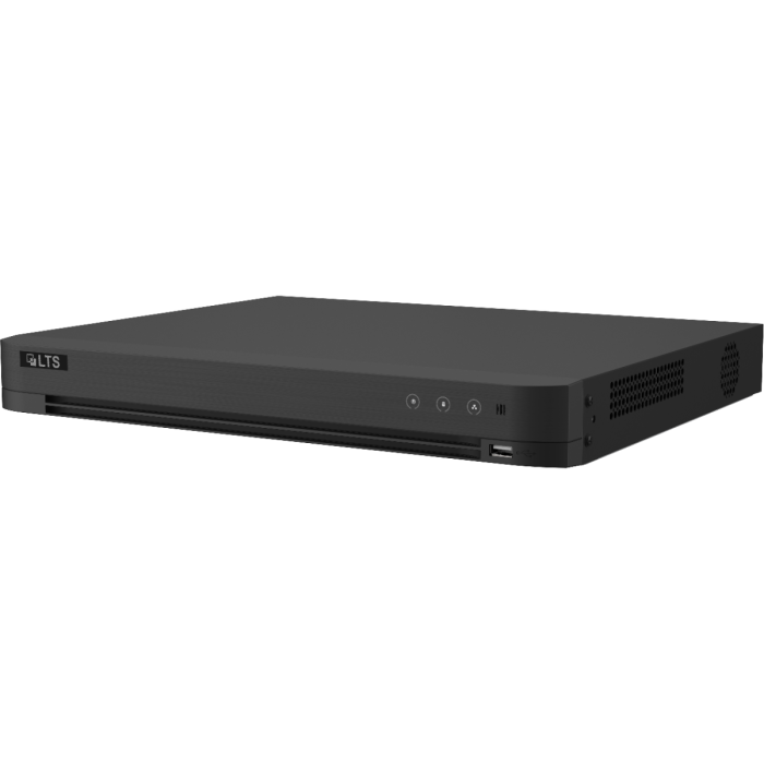 Front view of LTS LTD8508D‑STC 1U 8‑Channel Hybrid DVR with HDMI and VGA outputs