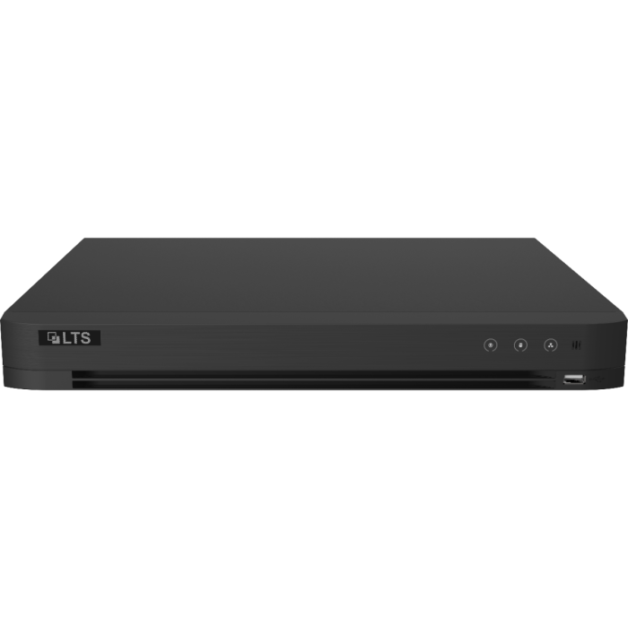 Front view of LTS LTD8508D‑STC 1U 8‑Channel Hybrid DVR with HDMI and VGA outputs