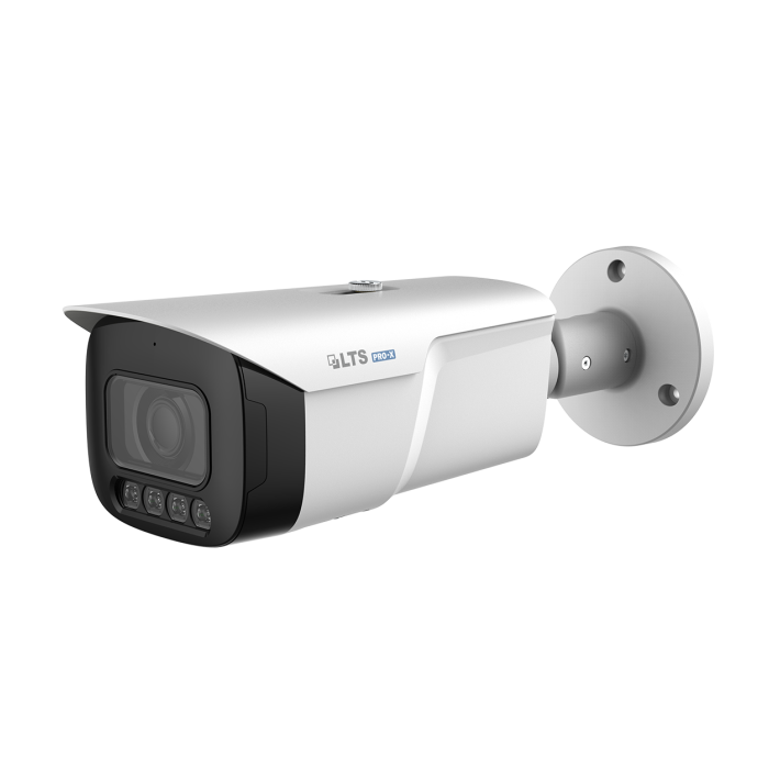 LTS LXIP9C82W-28MDA 8MP IP PoE Bullet Camera w/ Audio | Color 24/7