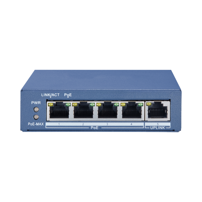 LTS POE-SW401EG 4-Port Gigabit PoE Switch | Unmanaged, 65W Total