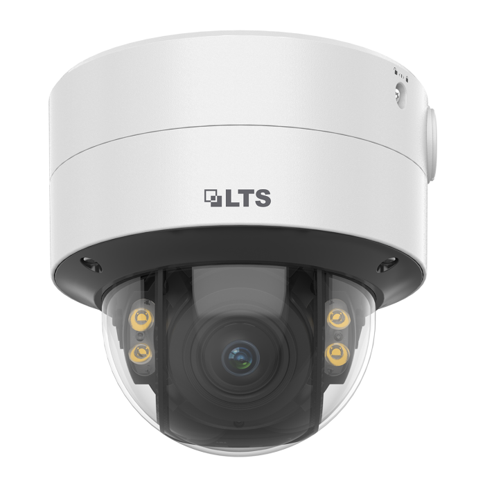 LTS CMIP7C43W-SDZ 4MP Color 24/7 IP Camera | Varifocal, PoE, Audio