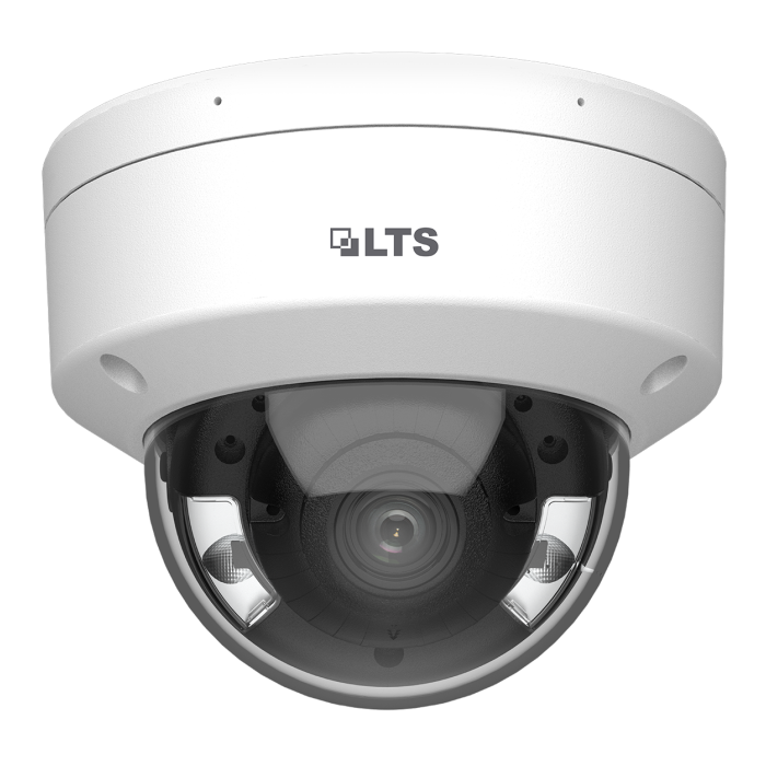 LTS CMIP7C82W-28MDA – 8MP Dome Camera w/ Audio & Color 24/7