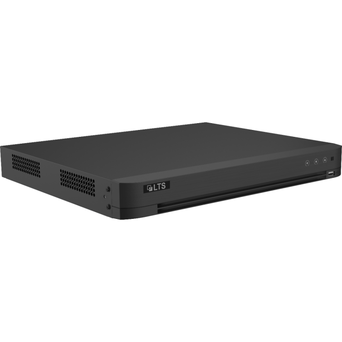 Front view of LTS LTD8508D‑STC 1U 8‑Channel Hybrid DVR with HDMI and VGA outputs