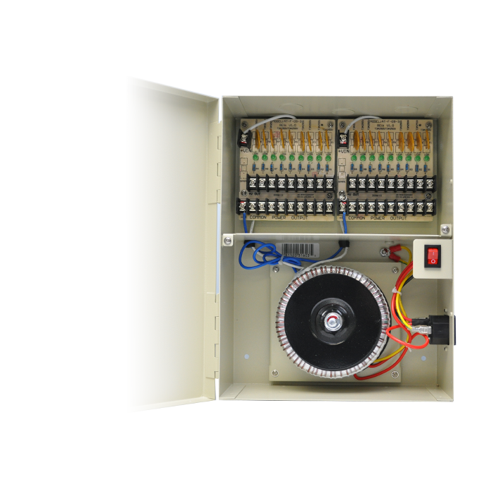 LTS 18-Port 24V AC CCTV Power Supply – DV-AC2412A-D10