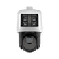Front view of LTS PTZIP4C84W‑X25IR panoramic PTZ camera with dual sensors and 25× zoom