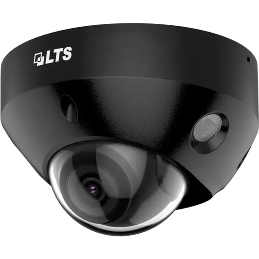 Front view of LTS CMIP1C42WB‑28MDA 4 MP Color 24/7 Mini Dome Camera