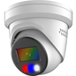 Front-facing view of LTS CMIP3C82WI‑28SDL 8 MP Active-Deterrence Turret Camera
