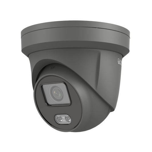 Front-facing view of LTS CMIP3C42NWB‑28MDA 4 MP full-color turret camera