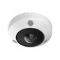 Front view of LTS CMIP7106F‑SE 6 MP fisheye IP camera showing dome and speaker