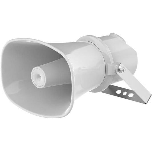 Front-facing view of LTS LTA‑NHS120‑P 10 W IP network speaker