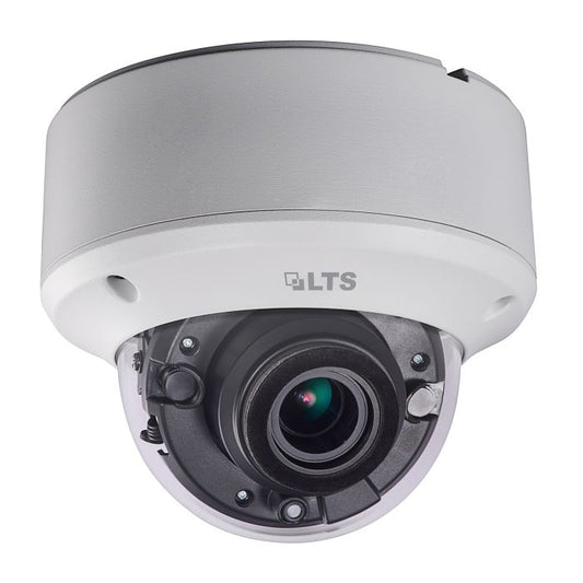 White LTS CMHT1722WE‑28F ultra-low light 2 MP turret dome with IR LEDs