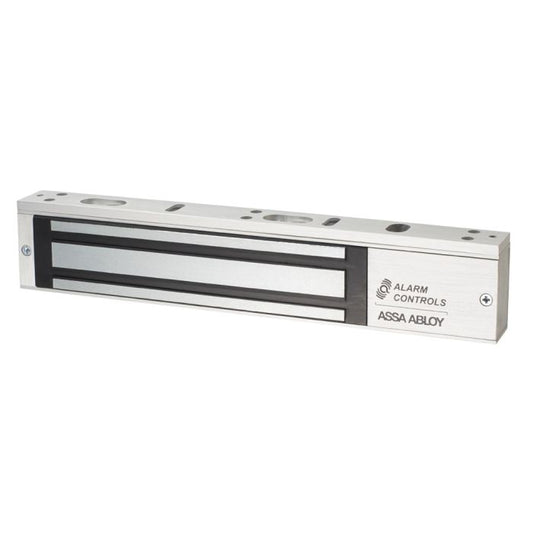 LTS LTK‑600S 600-pound magnetic lock with LED status indicator mounted on door frame