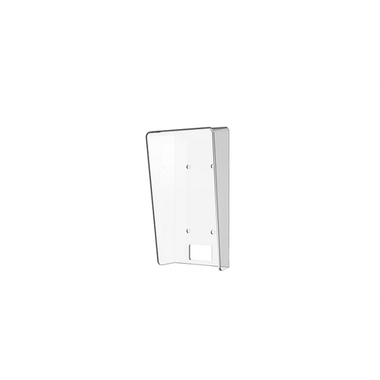 Clear polycarbonate protective shield (LTH‑302M‑PS) mounted over intercom station