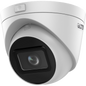 Front view of LTS CMIP1043W‑MDZ 4 MP motorized varifocal turret camera
