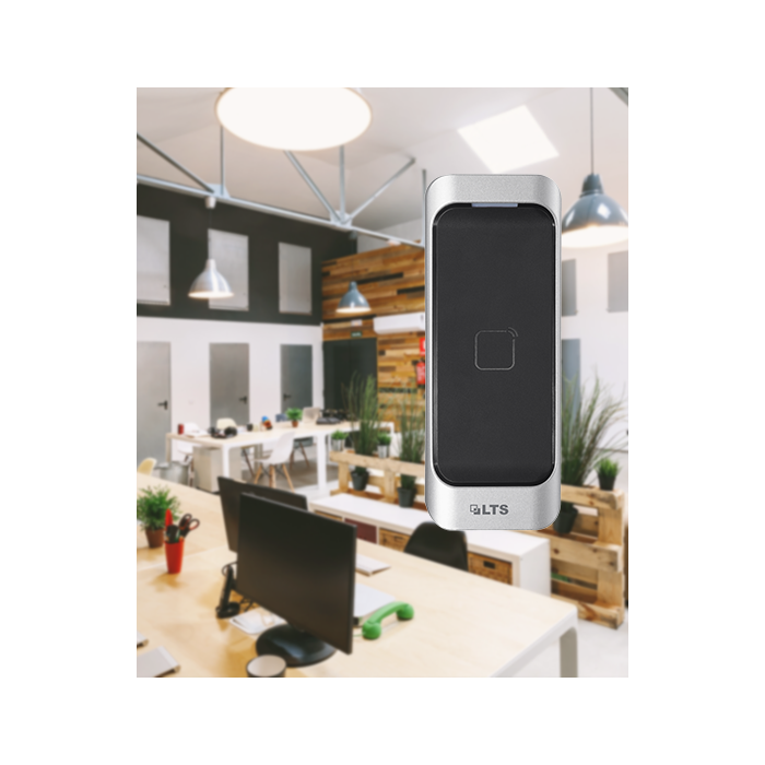 LTS LTK1107M professional MIFARE Wiegand card reader mounted outdoor under weatherproof housing