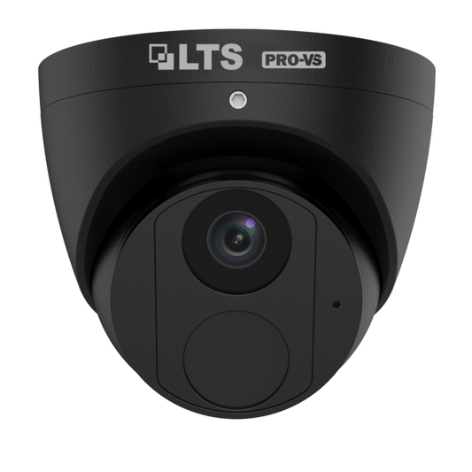 LTS VSIP3442WB-28MDA 4MP Black IP Turret Camera | Audio, IR, PoE