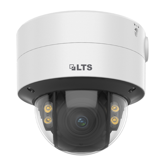 LTS CMIP7C43W-SDZ 4MP Color 24/7 IP Camera | Varifocal, PoE, Audio