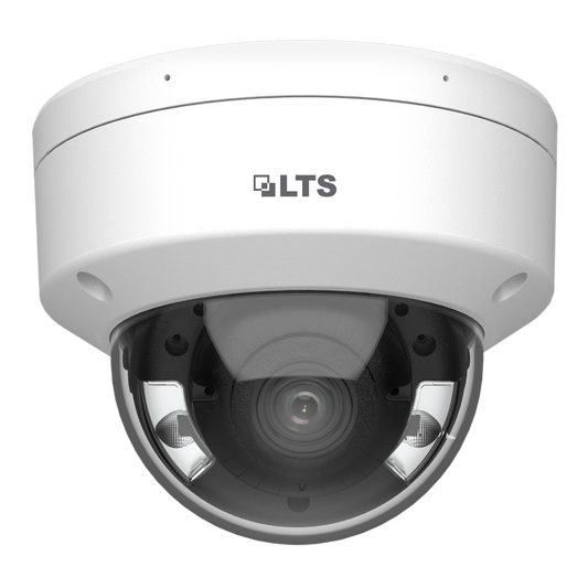 LTS CMIP7C82W-28MDA – 8MP Dome Camera w/ Audio & Color 24/7