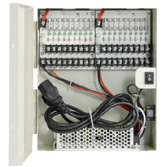 LTS 18-Port 12V DC CCTV Power Supply Distribution Box – DV-AT1212A-D18
