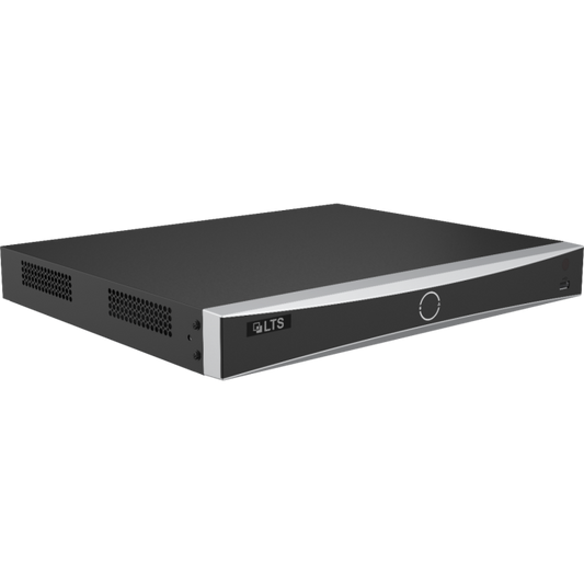 Front view of LTS LTN8616D‑P16N 16‑Channel 8K PoE NVR