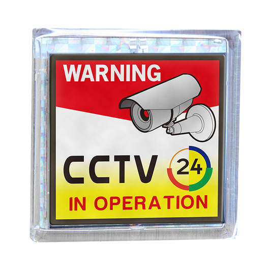 LTS Solar Powered Flashing CCTV Warning Sign – LTSACS-801