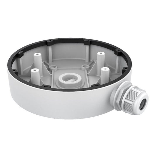Hikvision DS‑1280ZJ‑DM55 Aluminum Junction Box – Conduit Base for Dome/Turret Cameras
