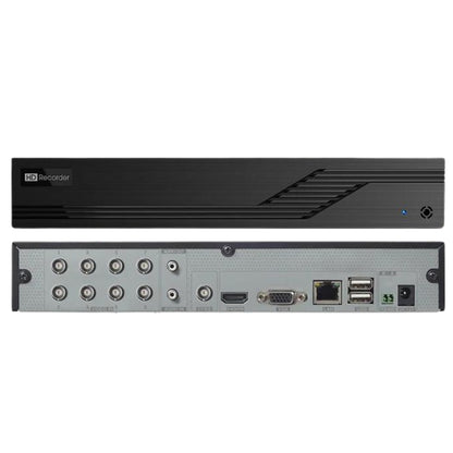 TVT ED8008H5‑BN 8‑Ch Hybrid DVR (5 MP Lite) with H.265, HDMI/VGA & NDAA Compliance