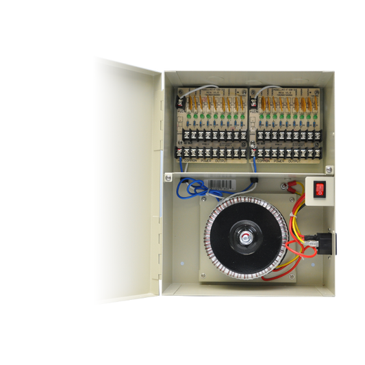 LTS 18-Port 24V AC CCTV Power Supply – DV-AC2412A-D10