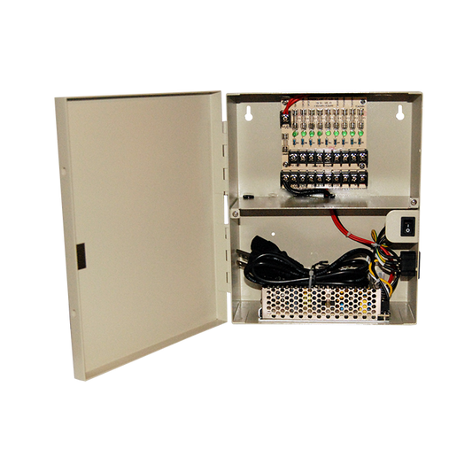 LTS DV-AT1210A-D07 – 9-Channel 12V DC CCTV Power Supply Box